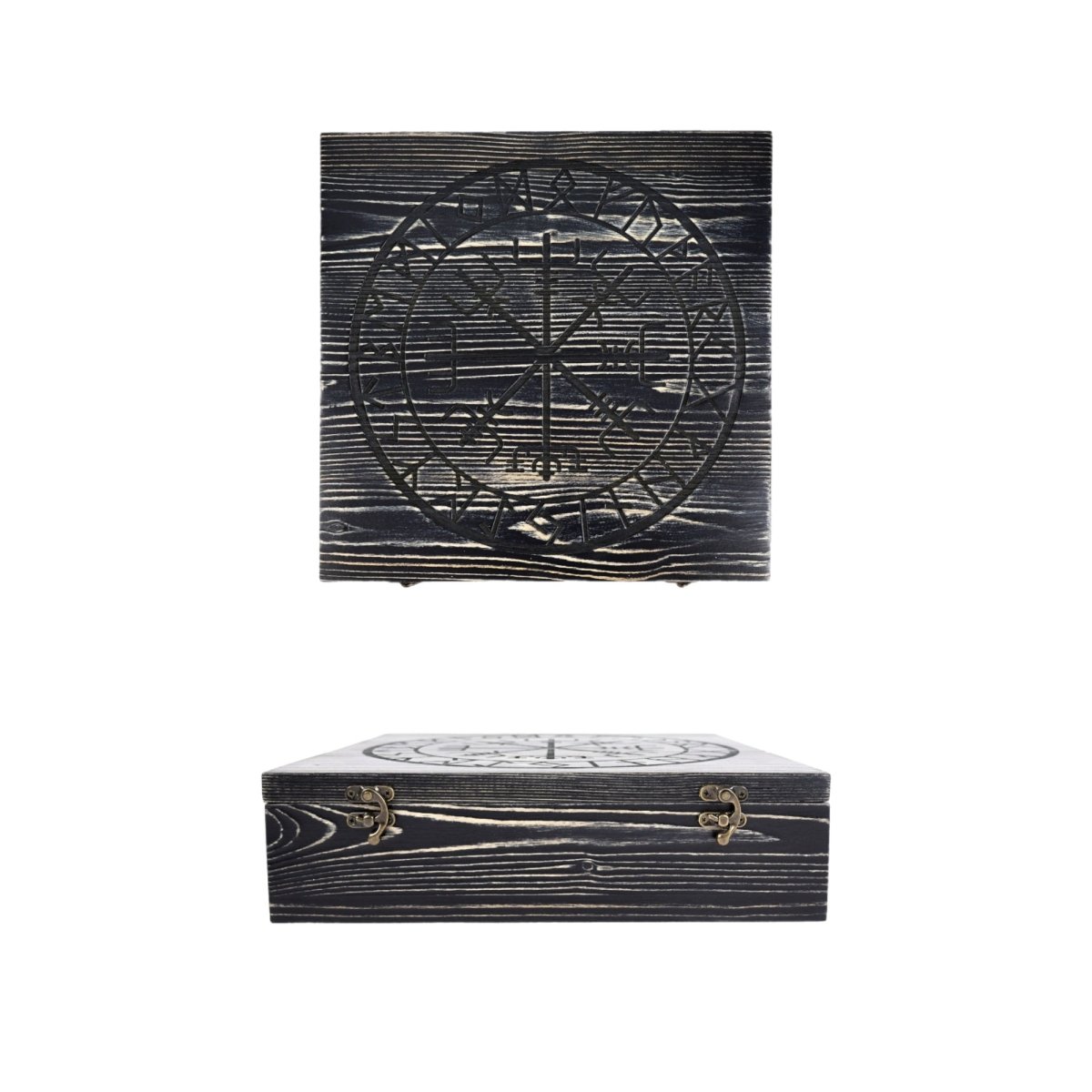 Runic Wooden Gift Box