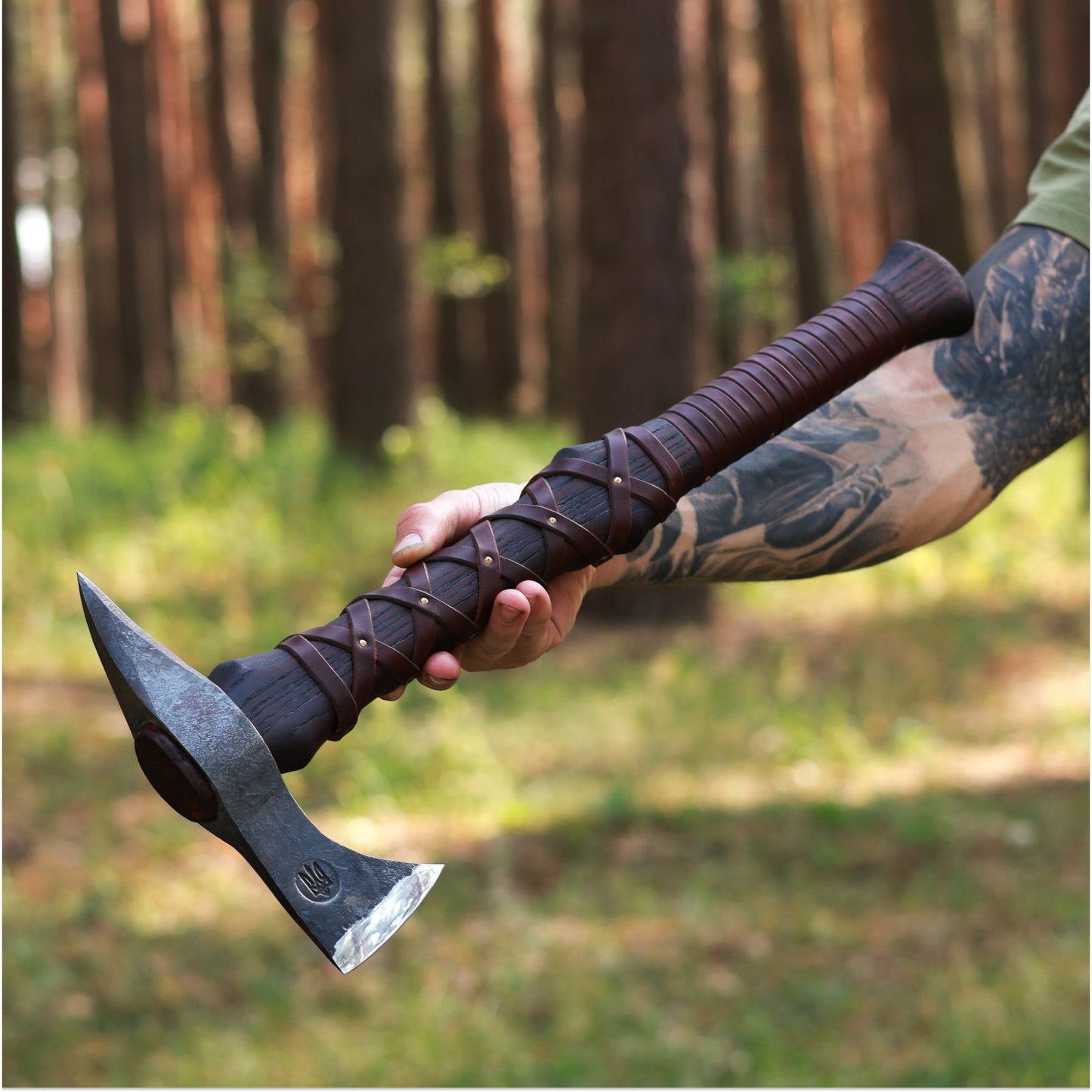 Hand-Forged “Gurons” Spike Tomahawk – Throwing Axe
