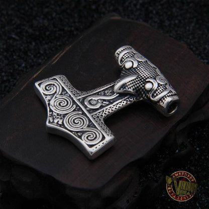 925 Sterling Silver Scania Thor Hammer - VikingsBrand