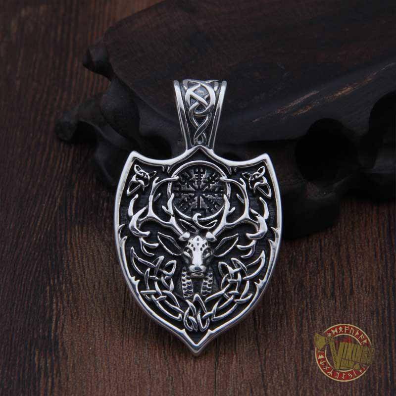 925 Sterling Silver Vegvísir Icelandic Viking Compass - VikingsBrand