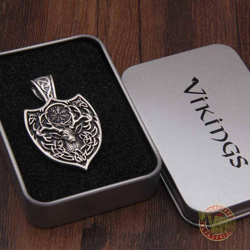 925 Sterling Silver Vegvísir Icelandic Viking Compass - VikingsBrand