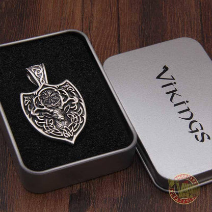 925 Sterling Silver Vegvísir Icelandic Viking Compass - VikingsBrand