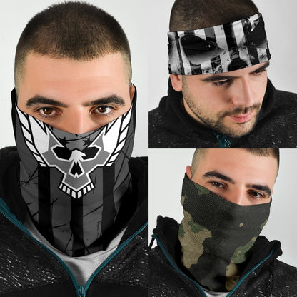 American Flag & Camo Neck Gaiter | Face Shield