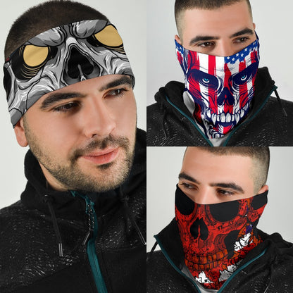 American Skull Neck Gaiter | Face Shield