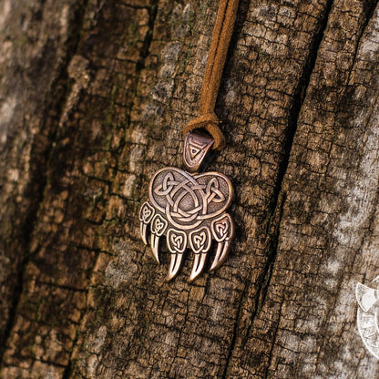 Ancient Veles Print Bronze Pendant - VikingsBrand