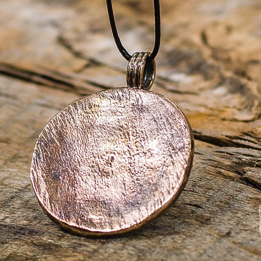 Antique Viking Shield Bronze Pendant - VikingsBrand