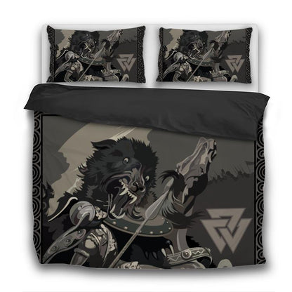Battle of the God Odin - 3 Pcs Bedding Sets - VikingsBrand