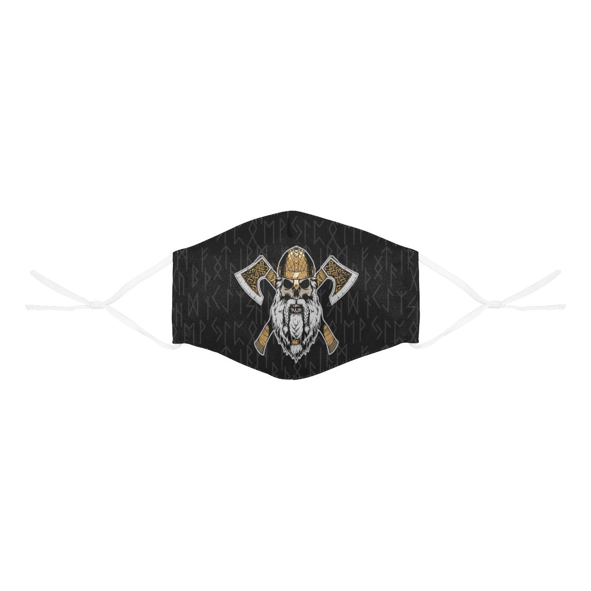 Bearded Viking Warrior Face Mask Cover