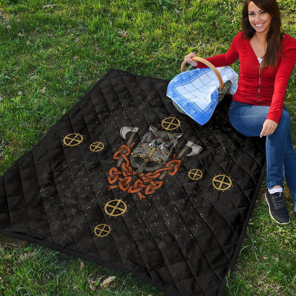 Berserker Line Premium Quilt - Viking Home Decor