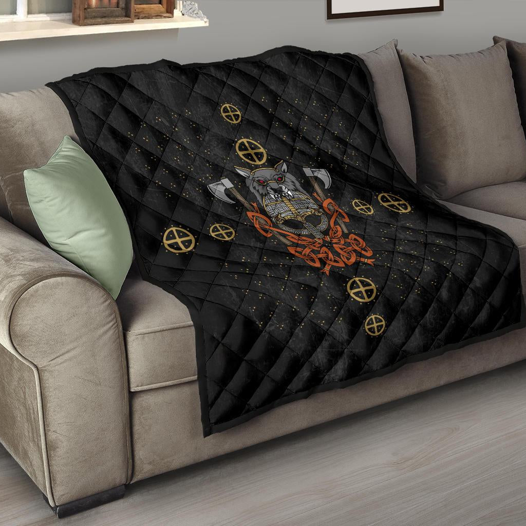 Berserker Line Premium Quilt - Viking Home Decor