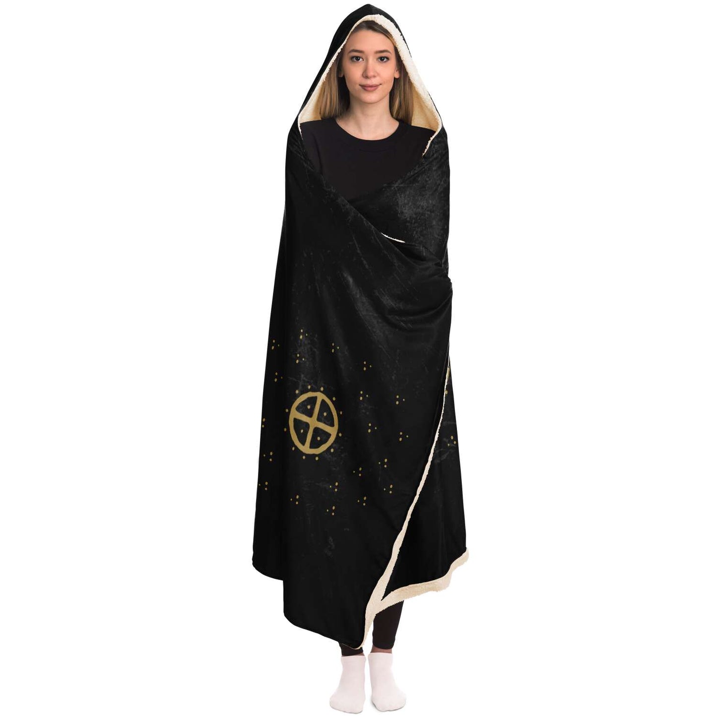Berserker Line Viking Hooded Blanket
