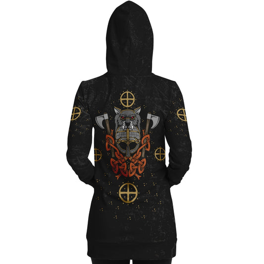 Berserker Longline Hoodie for Shieldmaidens