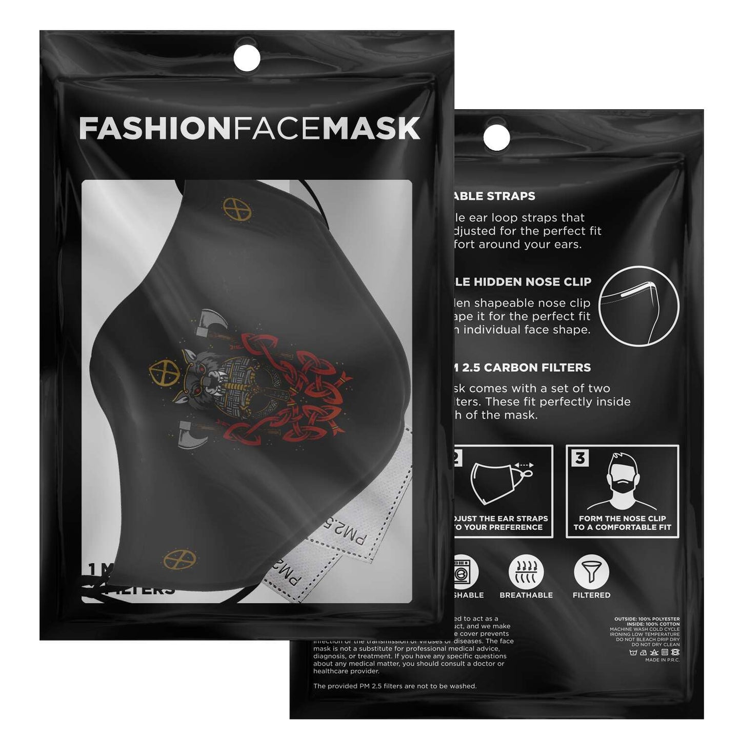 Berserker Viking Face Mask