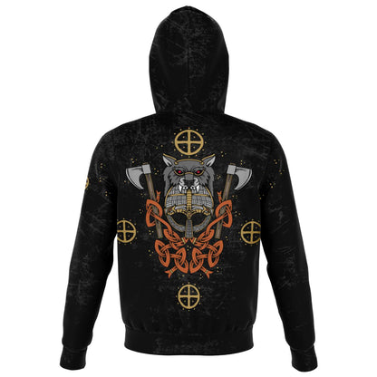Berserker Viking Zip Hoodie