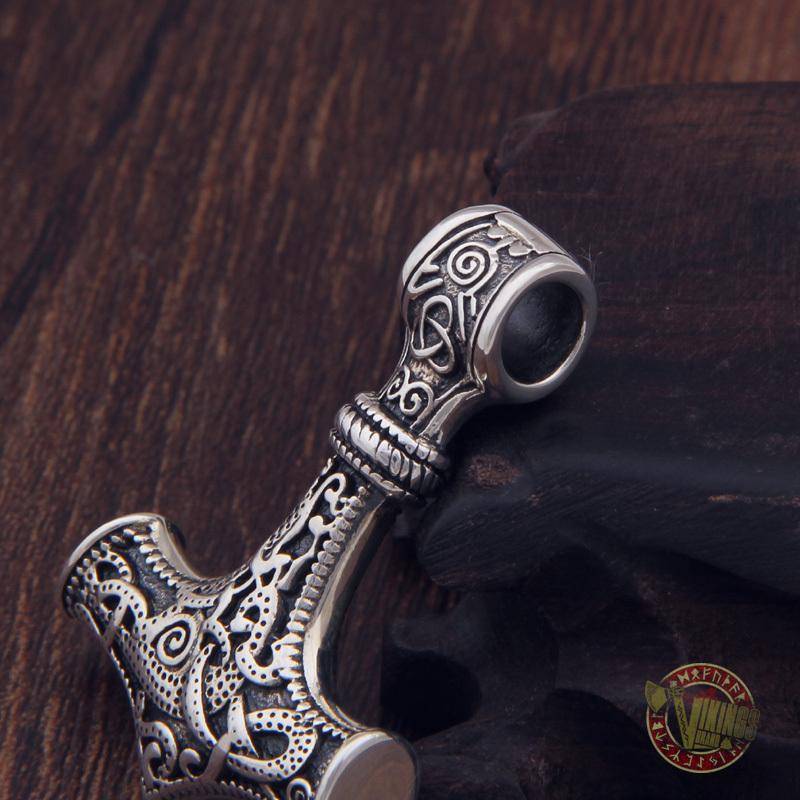 BIG 925 Sterling Silver Thor's Hammer - VikingsBrand
