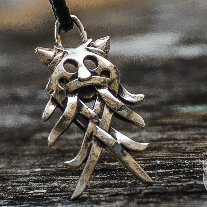 Big Aarhus Denmark 925 Sterling Silver Pendant - VikingsBrand