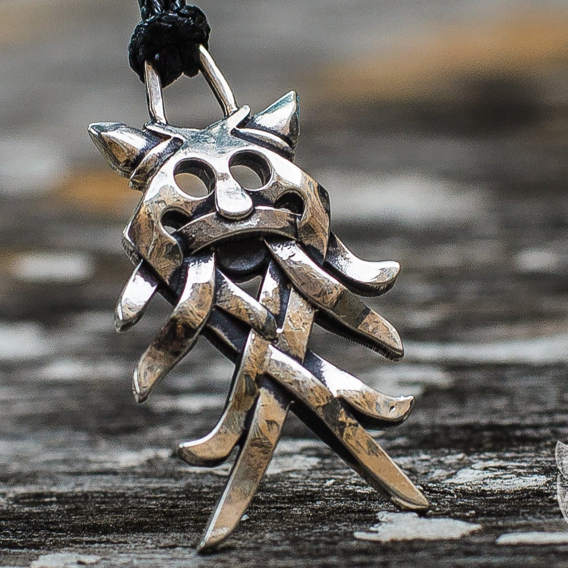 Big Aarhus Denmark 925 Sterling Silver Pendant - VikingsBrand