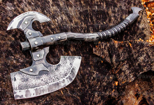 Big 2-Handed Battle Axe "Svart Vidar"