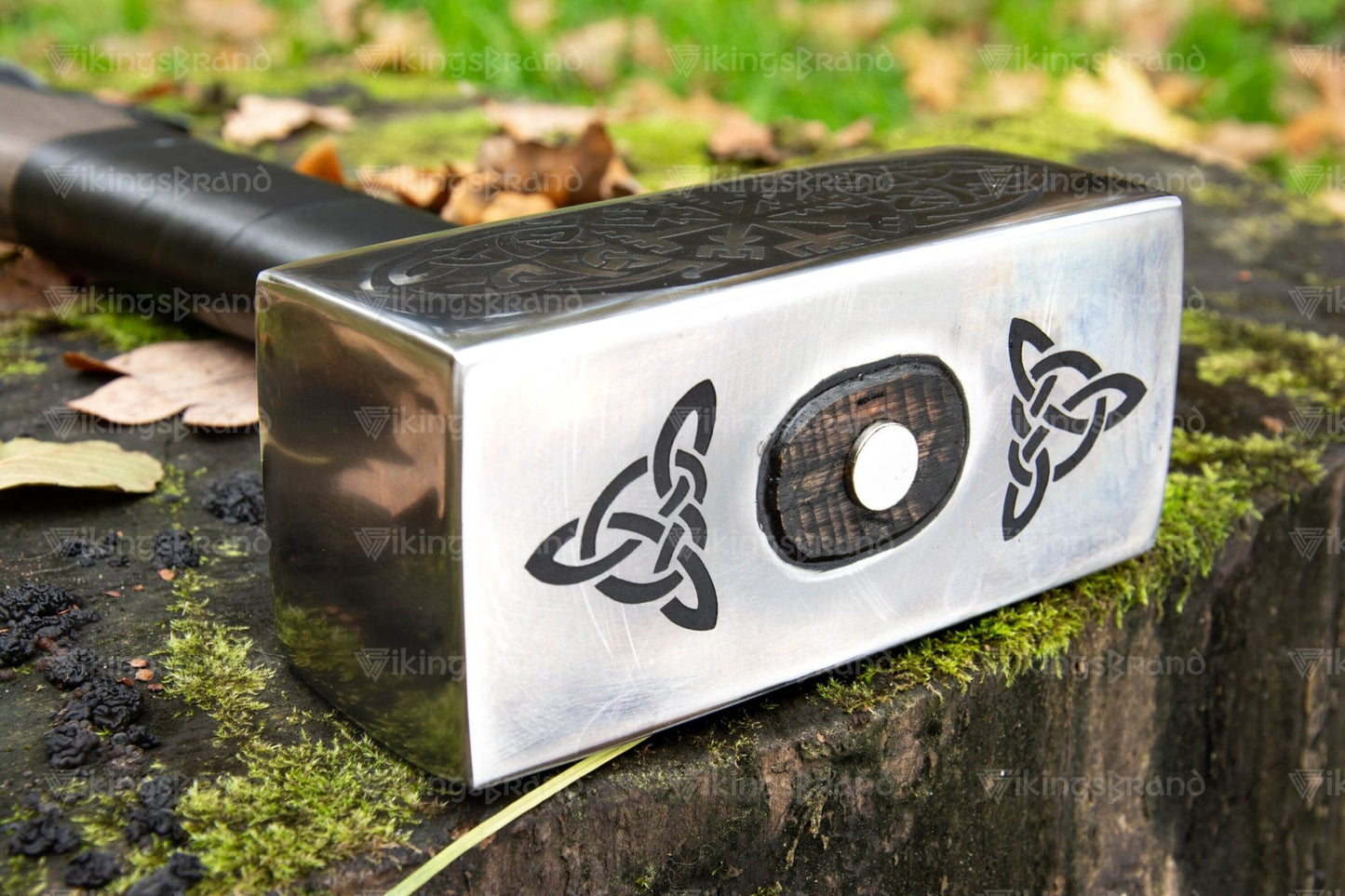 Big Viking Thor Hammer with Vegvisir