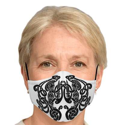 Black Viking Guards Face Mask Cover