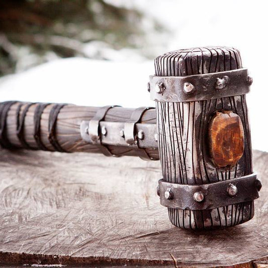 Bushcraft Quality Blacksmith Viking Nordic Thor's Hammer - VikingsBrand