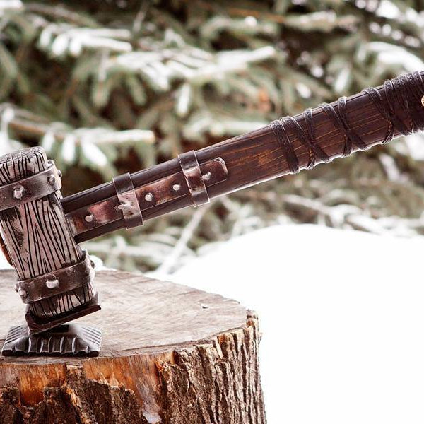 Bushcraft Quality Blacksmith Viking Nordic Thor's Hammer - VikingsBrand