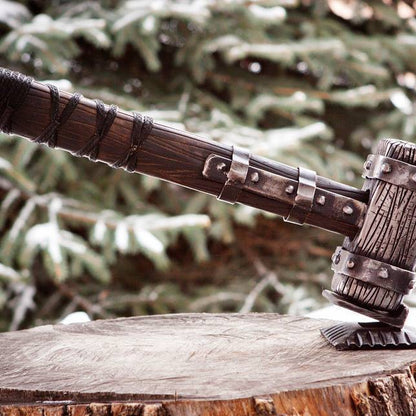 Bushcraft Quality Blacksmith Viking Nordic Thor's Hammer - VikingsBrand