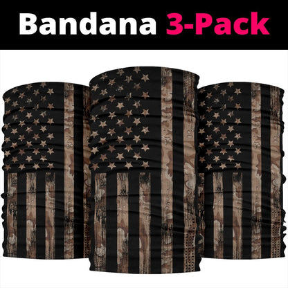 Camo US Flag Neck Gaiter | Face Shield | Bandana
