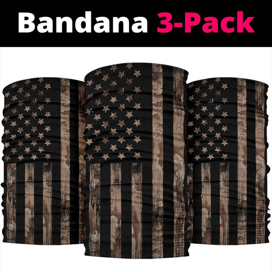 Camo US Flag Neck Gaiter | Face Shield | Bandana