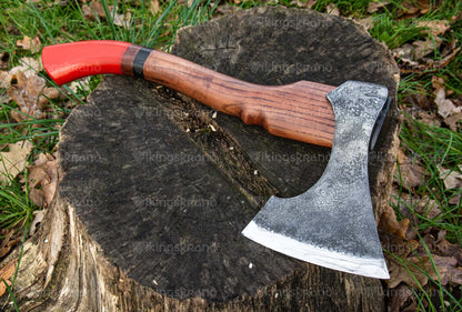 Carpenter Steel Axe With Red Handle