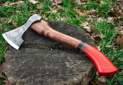 Carpenter Steel Axe With Red Handle