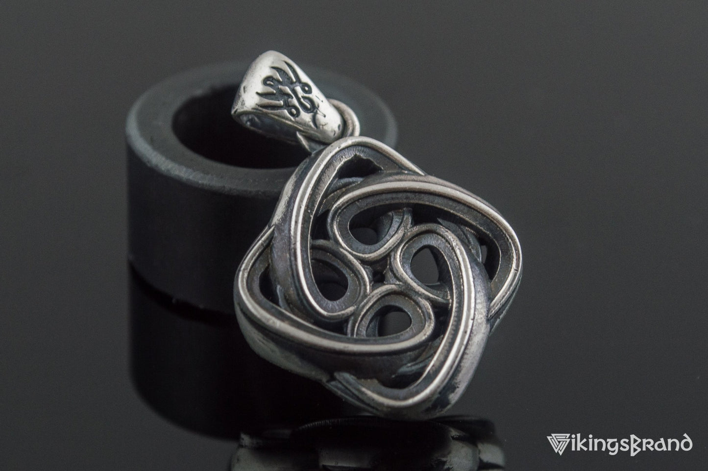 Celtic Vikings Knot Ornament Sterling Silver Pagan Pendant