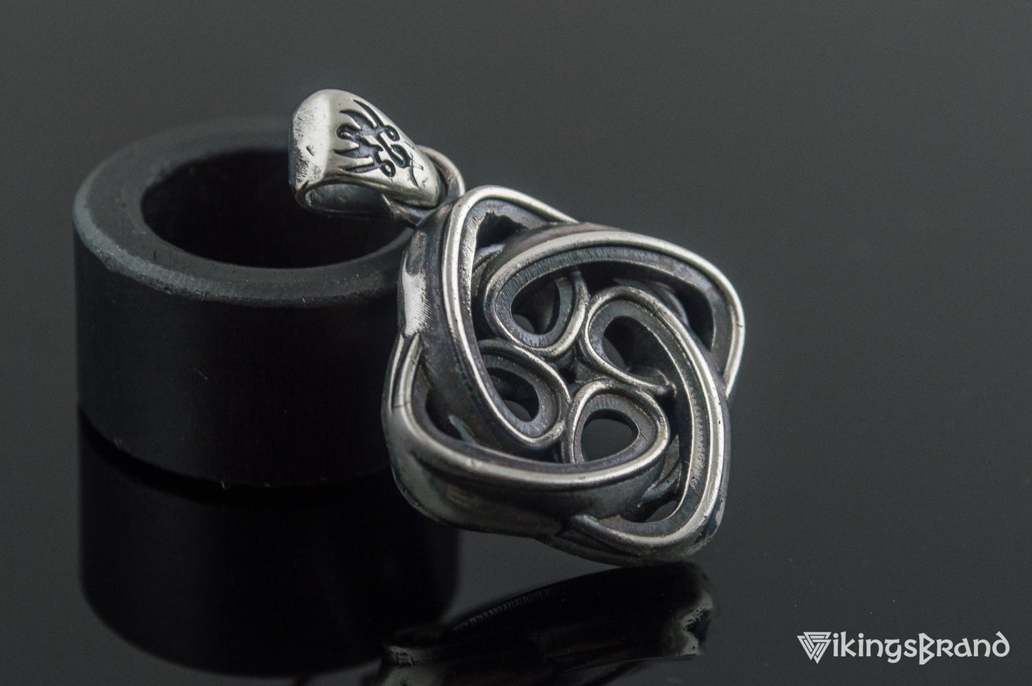 Celtic Vikings Knot Ornament Sterling Silver Pagan Pendant