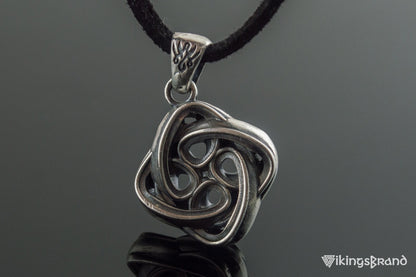Celtic Vikings Knot Ornament Sterling Silver Pagan Pendant