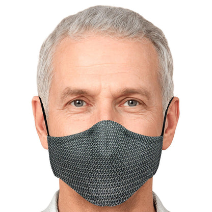 Chain Mail Viking Face Mask Cover