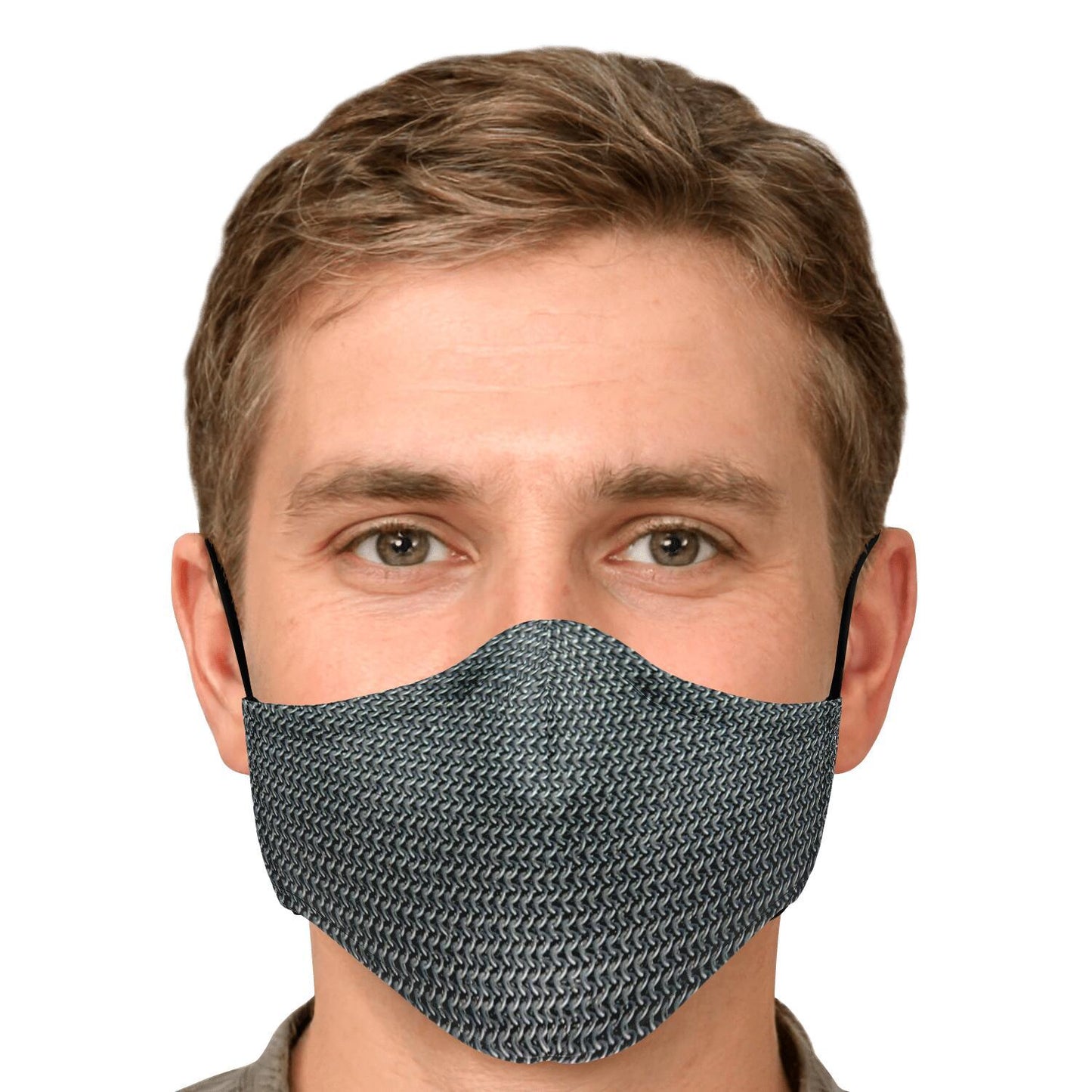 Chain Mail Viking Face Mask Cover