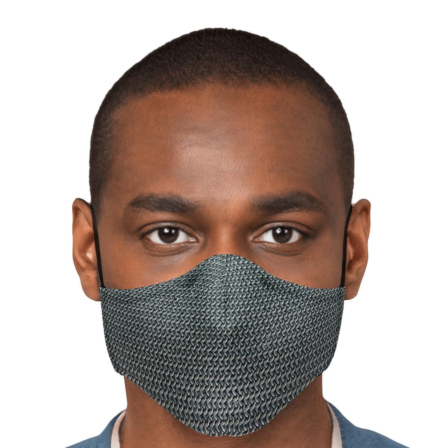 Chain Mail Viking Face Mask Cover