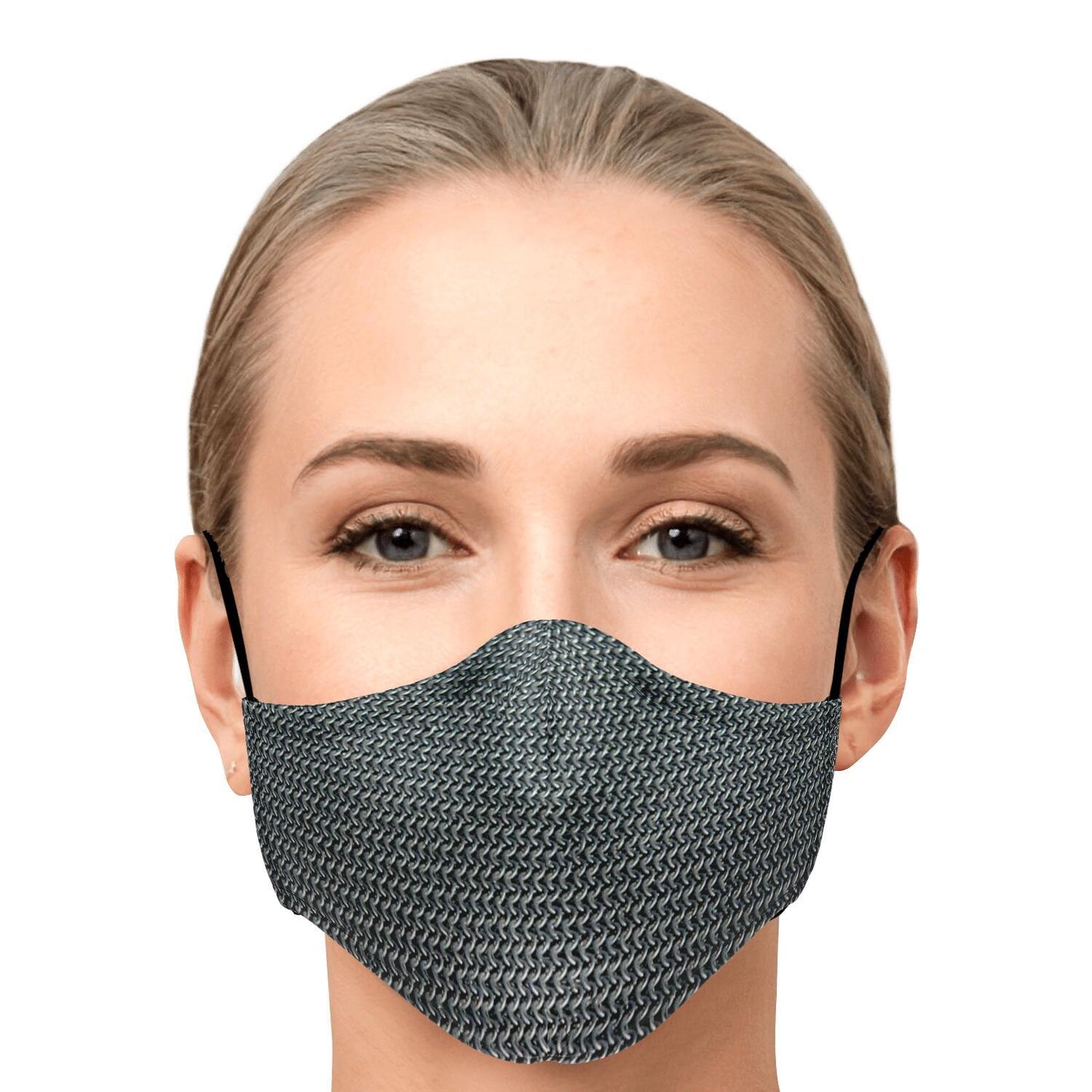 Chain Mail Viking Face Mask Cover