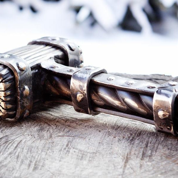 Custom hand forged Viking Thor hammer - VikingsBrand