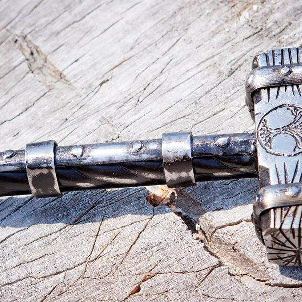 Custom hand forged Viking Thor hammer - VikingsBrand