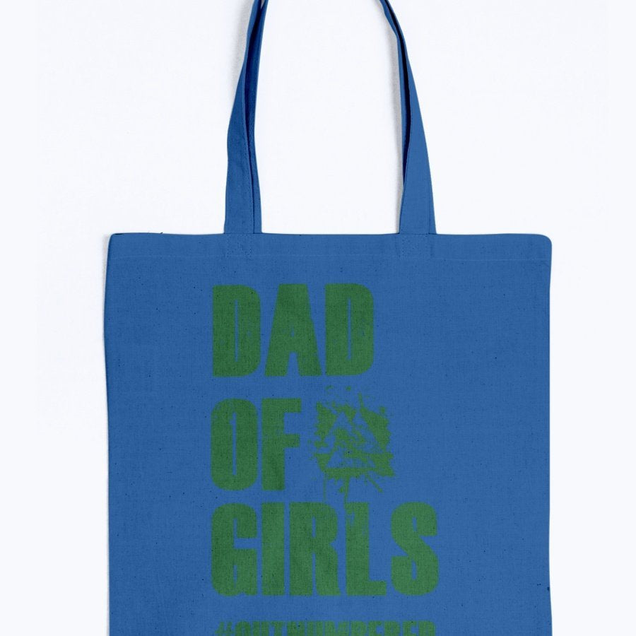 Dad of Girls Tote - Green Text