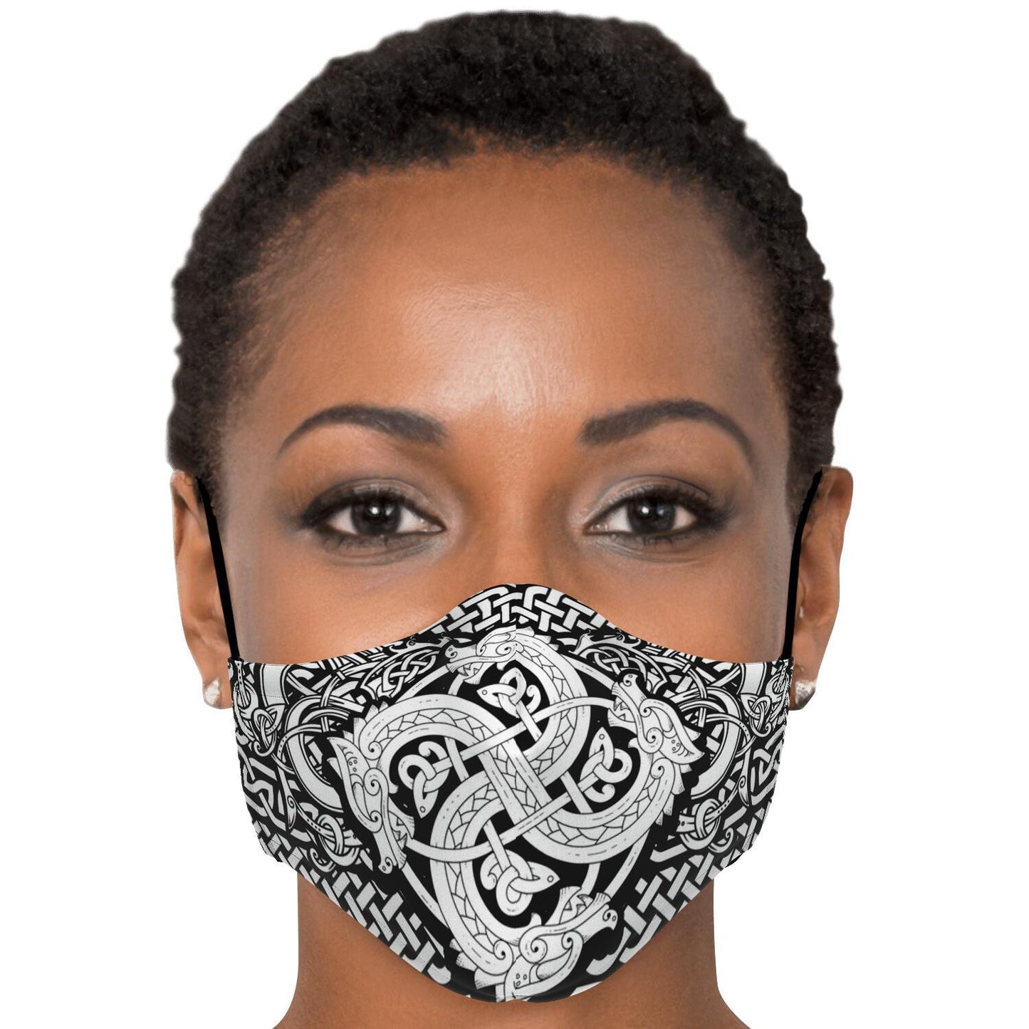 Dragon Viking Face Mask Cover