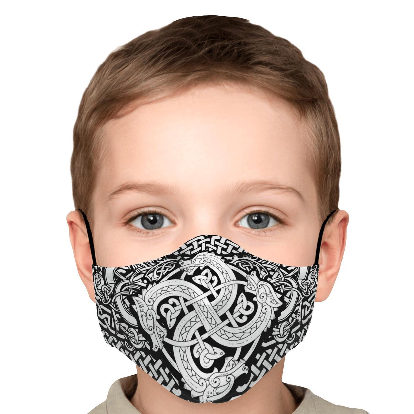 Dragon Viking Face Mask Cover
