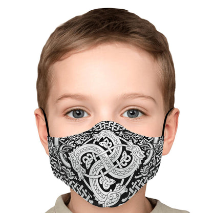 Dragon Viking Face Mask Cover