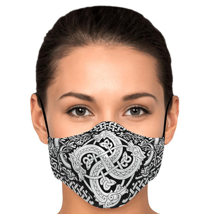 Dragon Viking Face Mask Cover