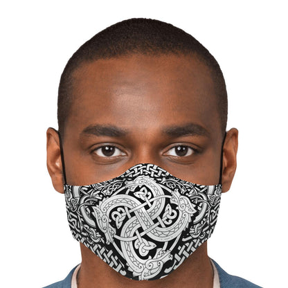 Dragon Viking Face Mask Cover