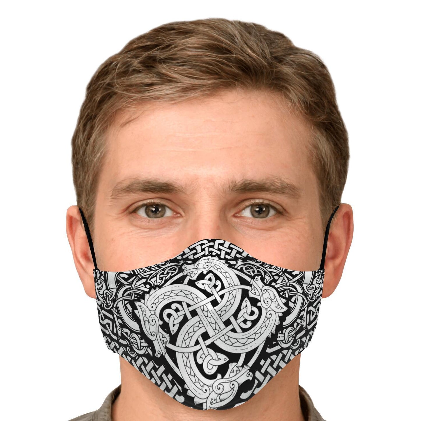 Dragon Viking Face Mask Cover