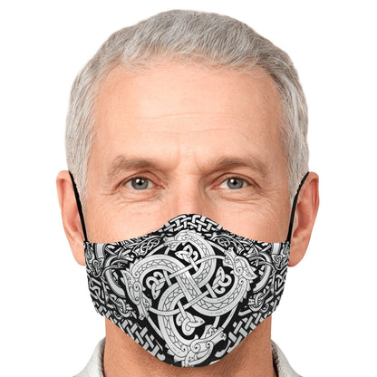 Dragon Viking Face Mask Cover