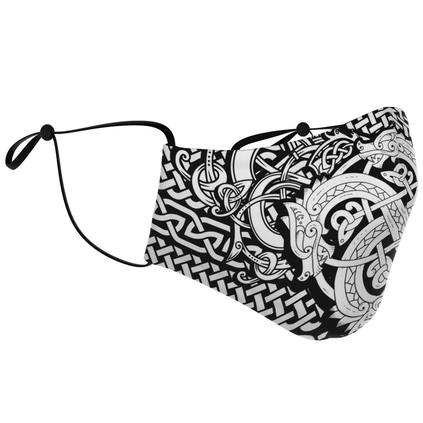Dragon Viking Face Mask Cover