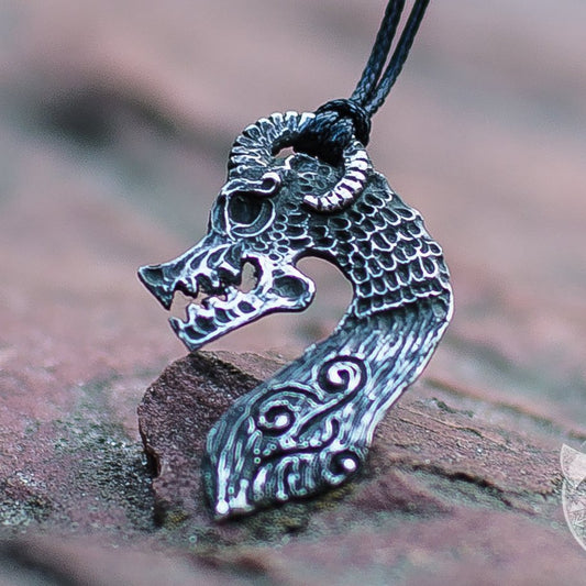 Drakkar 925 Sterling Silver Pendant - VikingsBrand
